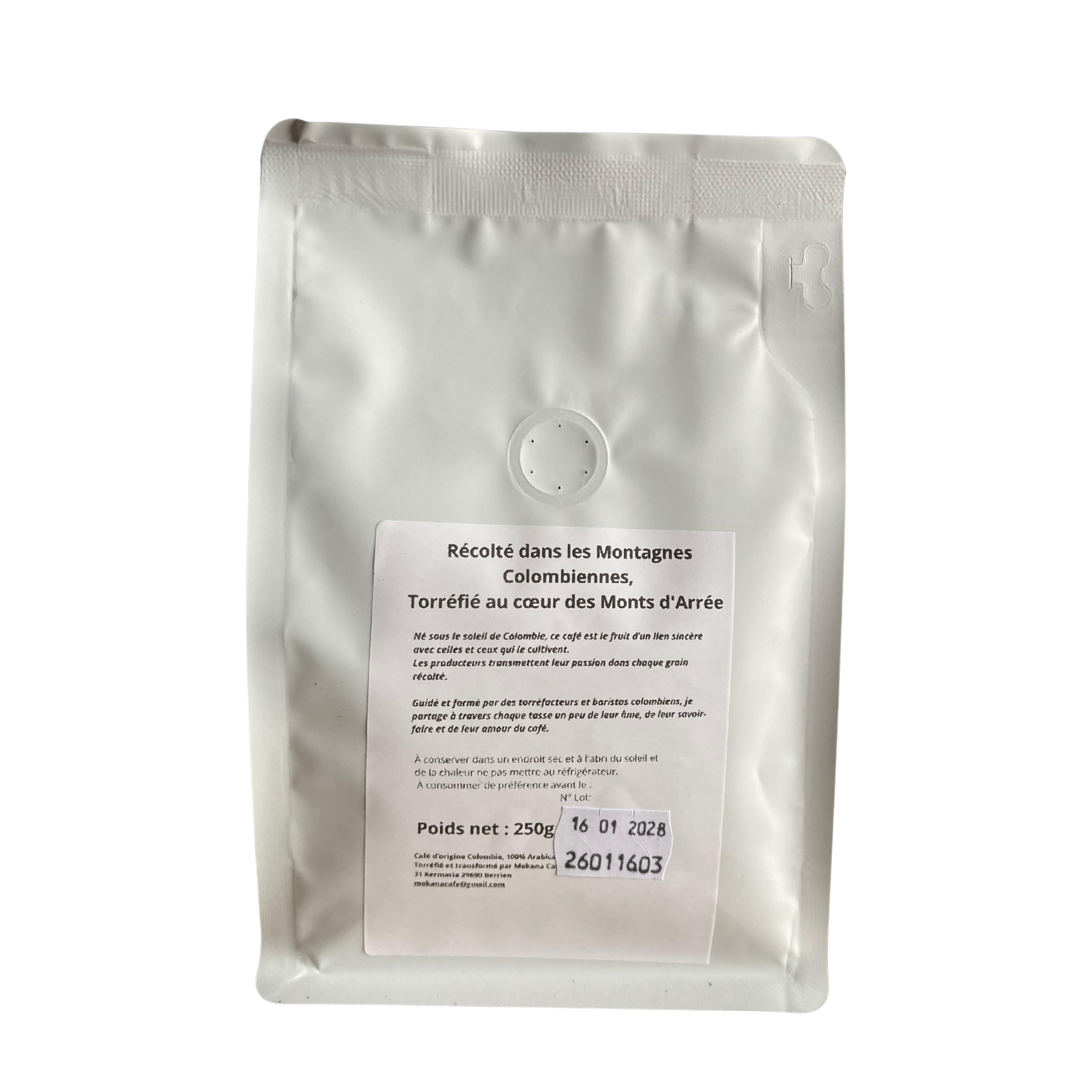 Café de spécialité de Colombie Los Angeles - Sachet 250 gr Grain Mokana Cafe Street Art