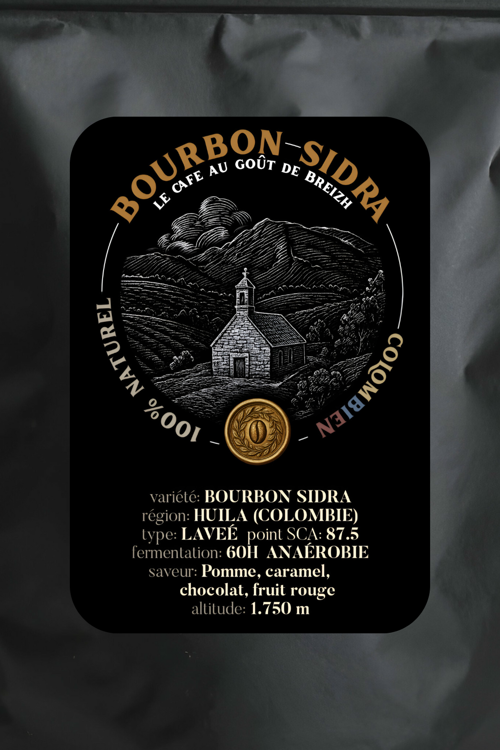 Café de spécialité Bourbon Sidra - Sachet 100 gr