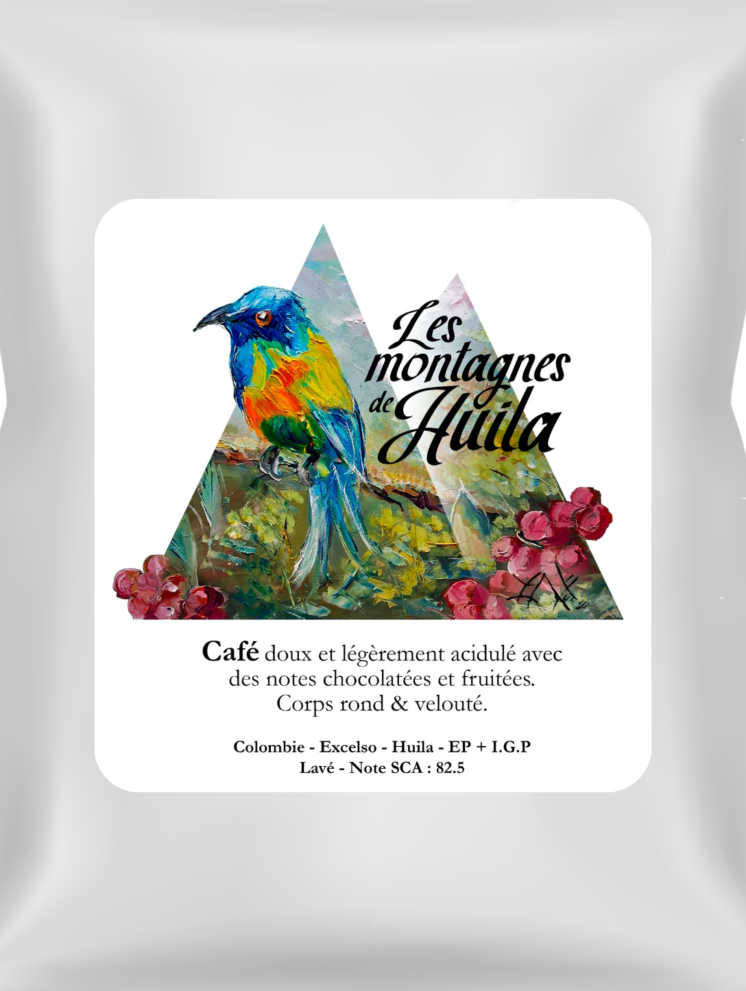 Café Excelso Les Montagnes de Huila Colombie - Sachet 1kg Grain