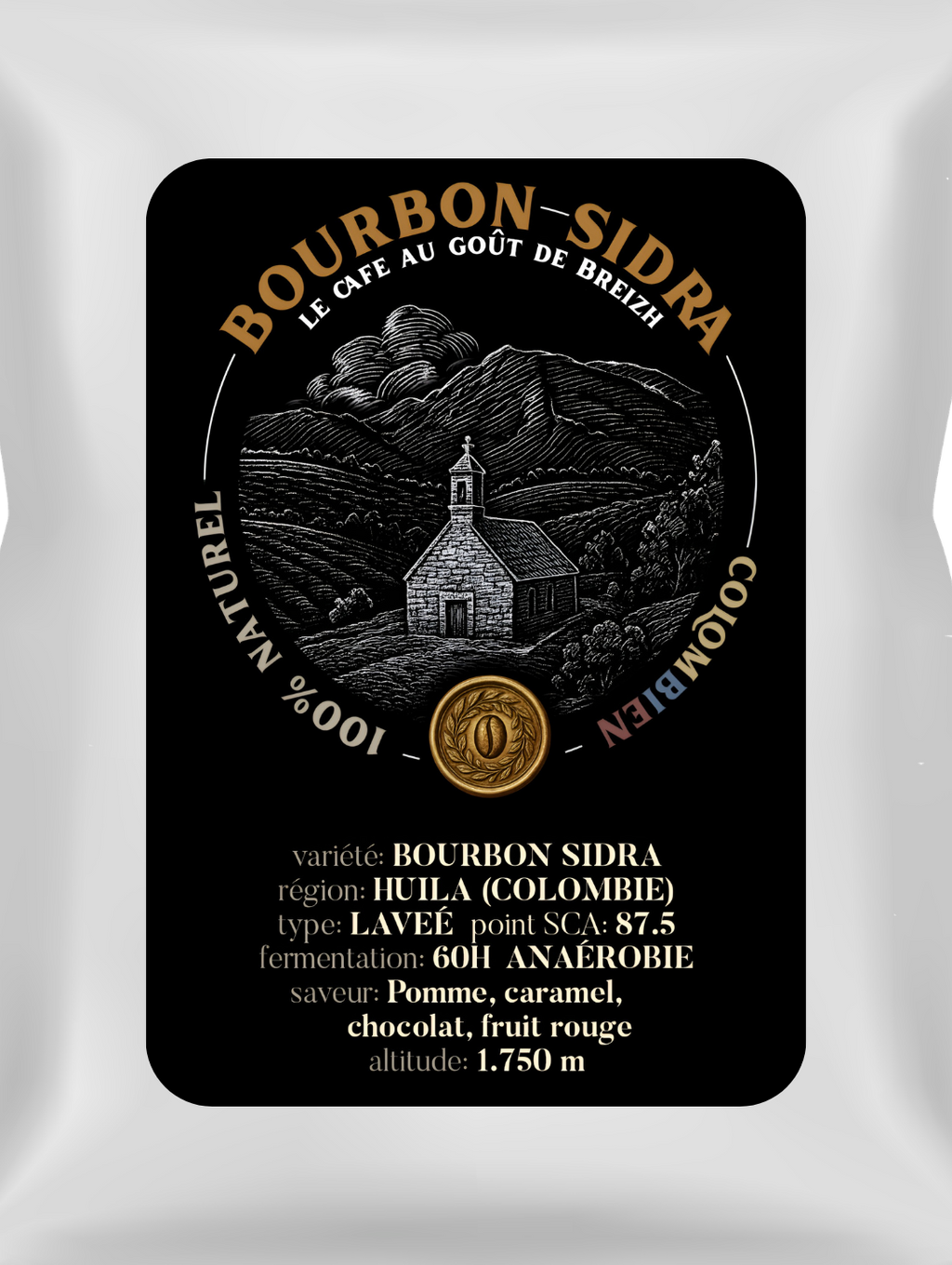 Café de spécialité Bourbon Sidra - Sachet 220 g
