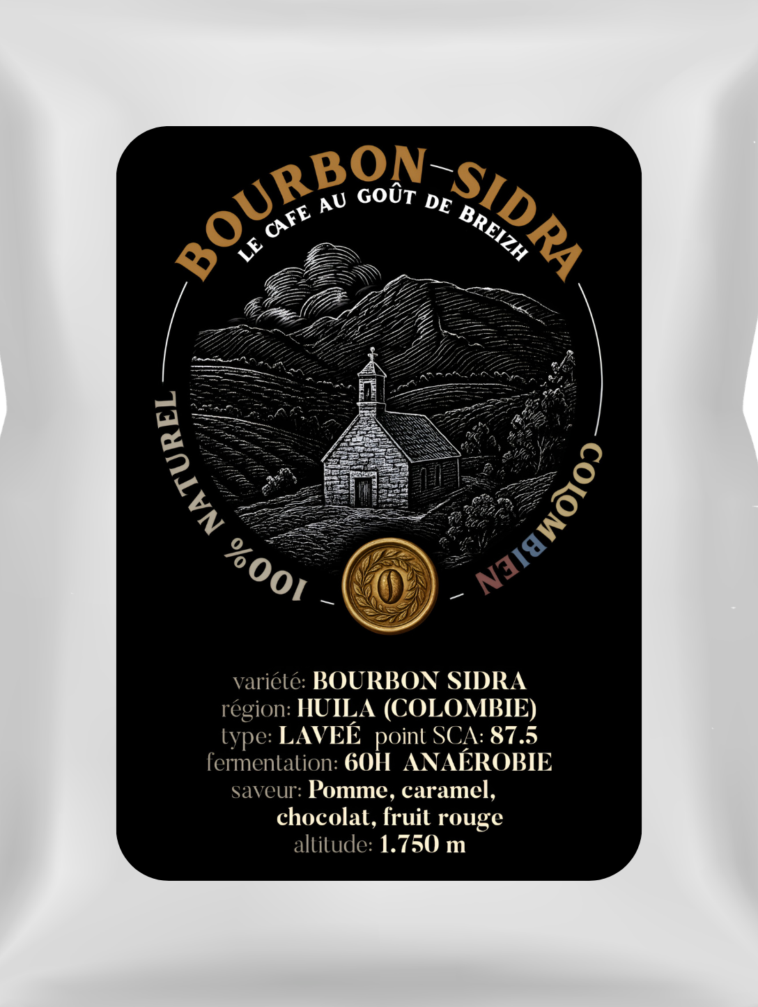 Café de spécialité Bourbon Sidra - Sachet 220 g